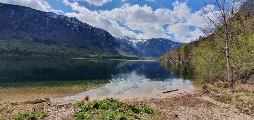 Bohinjské jezero, Slovinsko