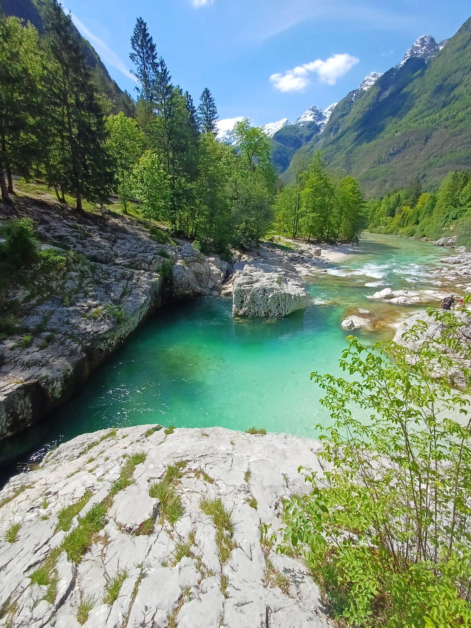Soutěska Velika Korita, údolí Soči