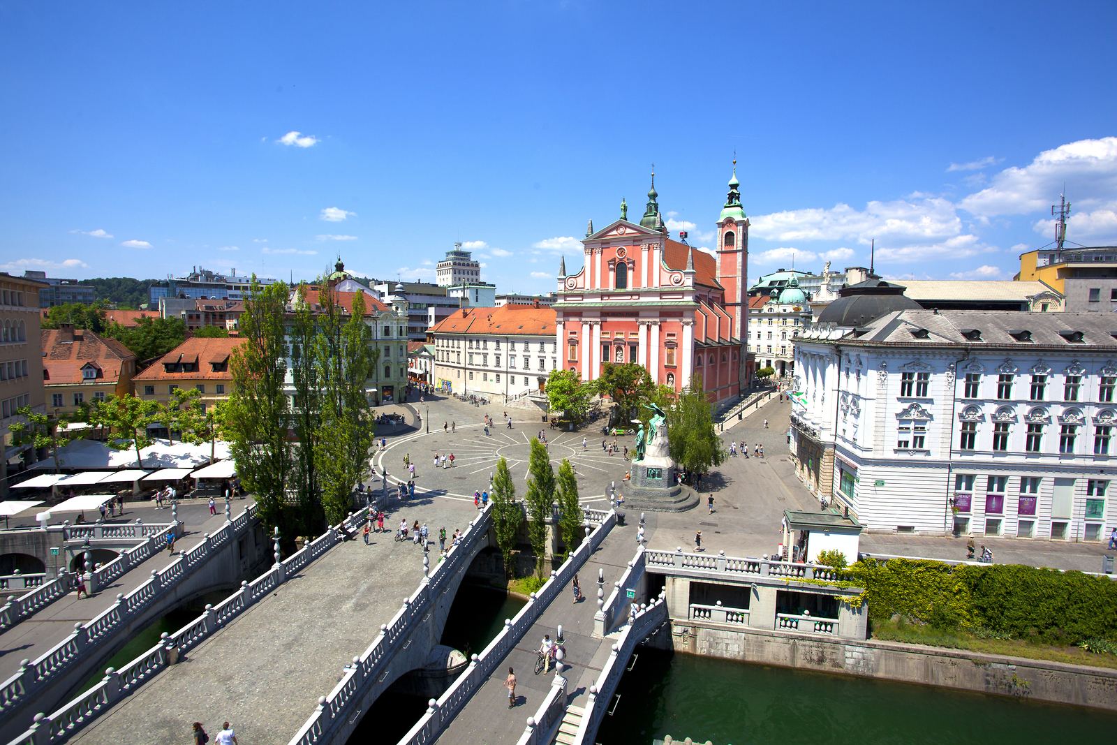 Trojmostí, Lublaň, Slovinsko. Foto: Aljaž Sedovšek