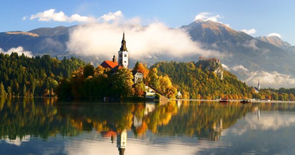 Podzimní Bled, Slovinsko