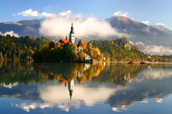 Podzimní Bled, Slovinsko
