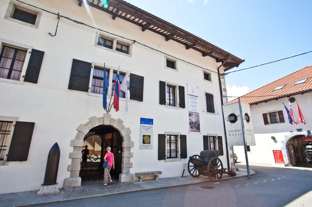 Kobaridské muzeum, Kobarid, Slovinsko. Foto: Jošt Gantar