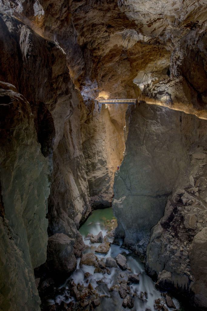 Škocjanské jeskyně, Slovinsko. Foto: Borut Lozej, arhiv Park Škocjanske jame
